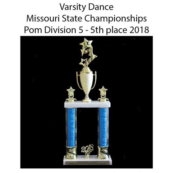 2018 Dance Mo State Championship Poms 5th 